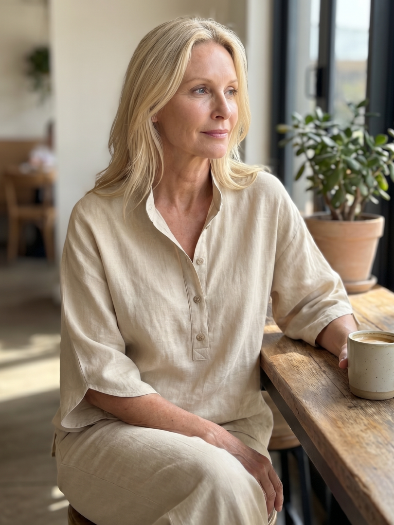Relaxed Tunic Trouser Set