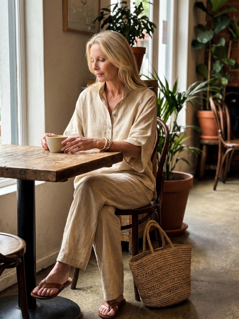 Relaxed Tunic Trouser Set