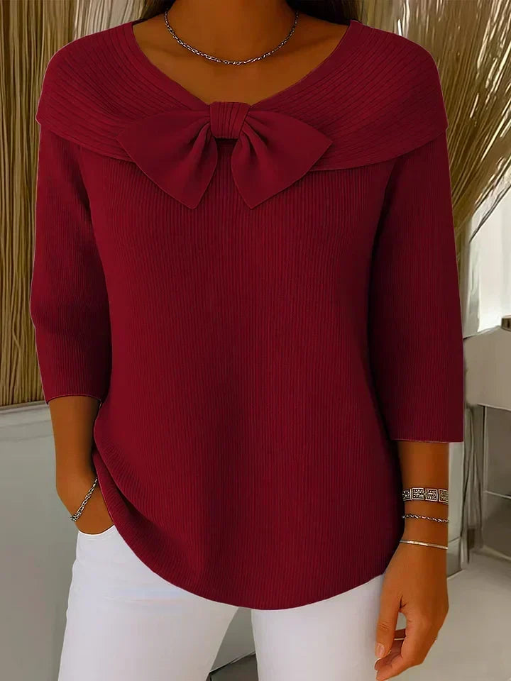 Trinidad | Jumper with Knot and Round Neck
