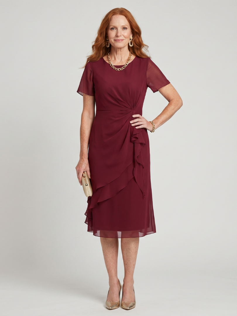 Layered Midi Dress