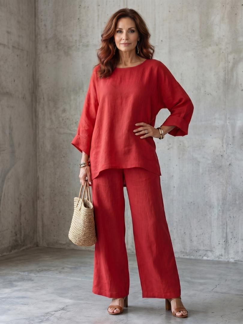 Oversized Tunic Set