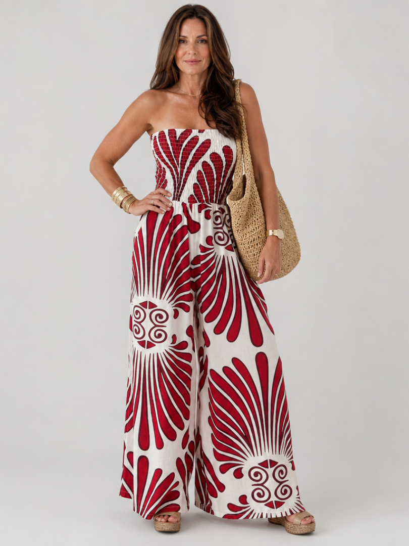 Flowing Silhouette Maxi Dress