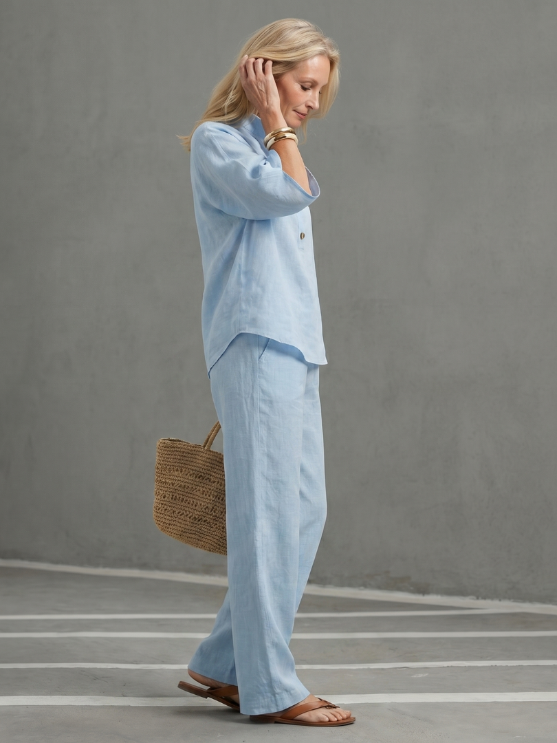 Relaxed Tunic Trouser Set