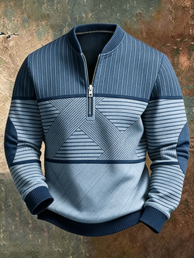 Viktor | Stylish Men's Jumper with Half Zip