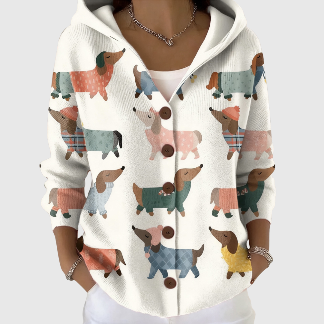 Snow | Hooded Knit Jacket