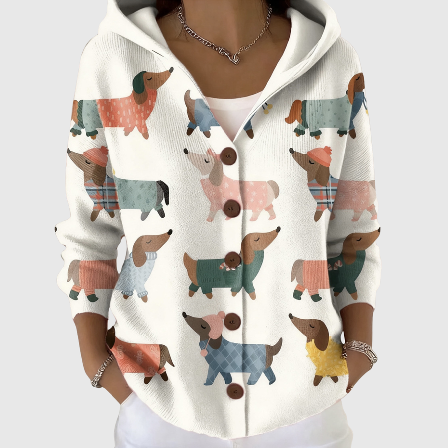 Snow | Hooded Knit Jacket