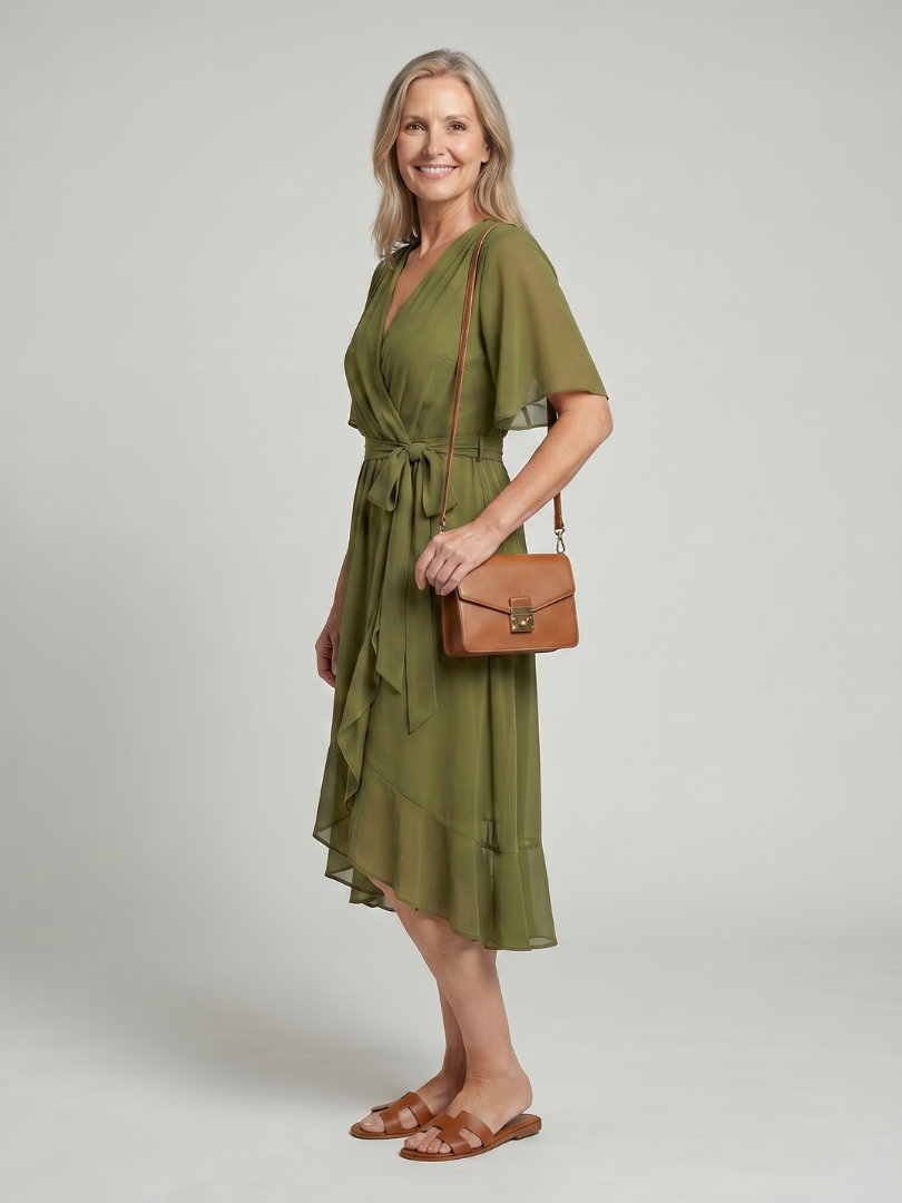 Soft Flowing Midi Dress