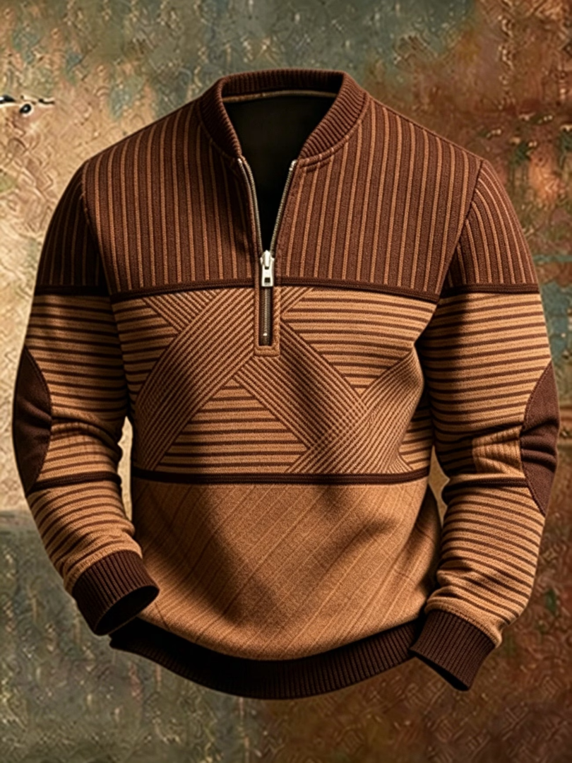 Viktor | Stylish Men's Jumper with Half Zip