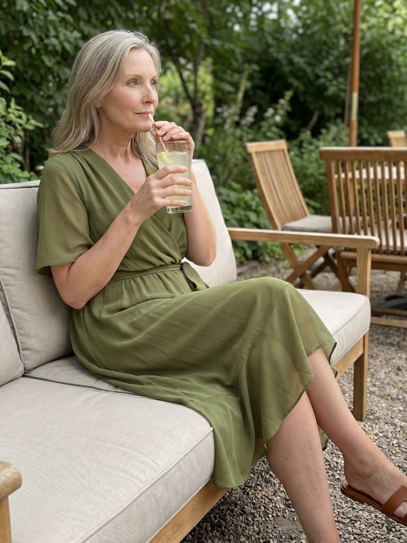 Soft Flowing Midi Dress