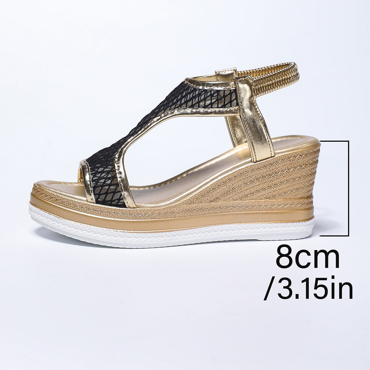 YVONNE | ELEGANT ORTHOPAEDIC SLIP-ON WEDGE SANDALS