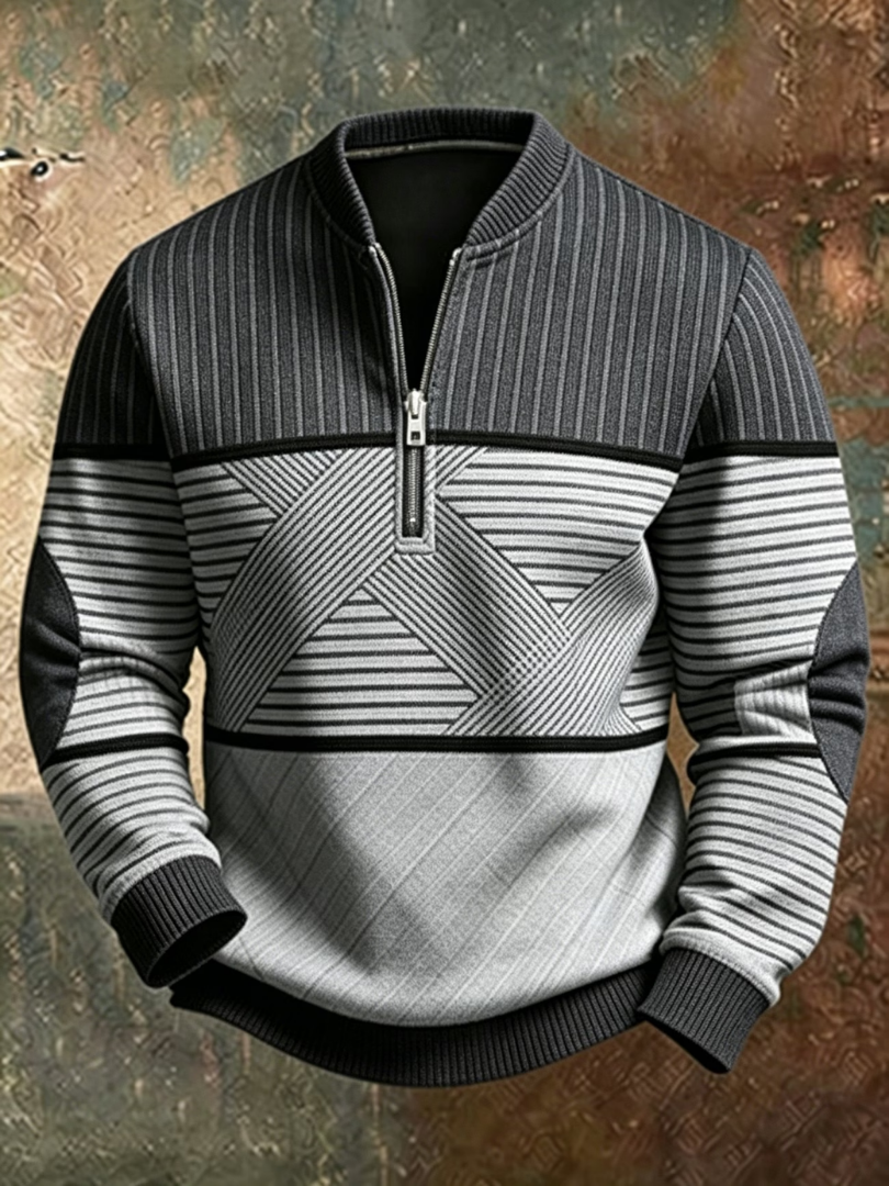 Viktor | Stylish Men's Jumper with Half Zip