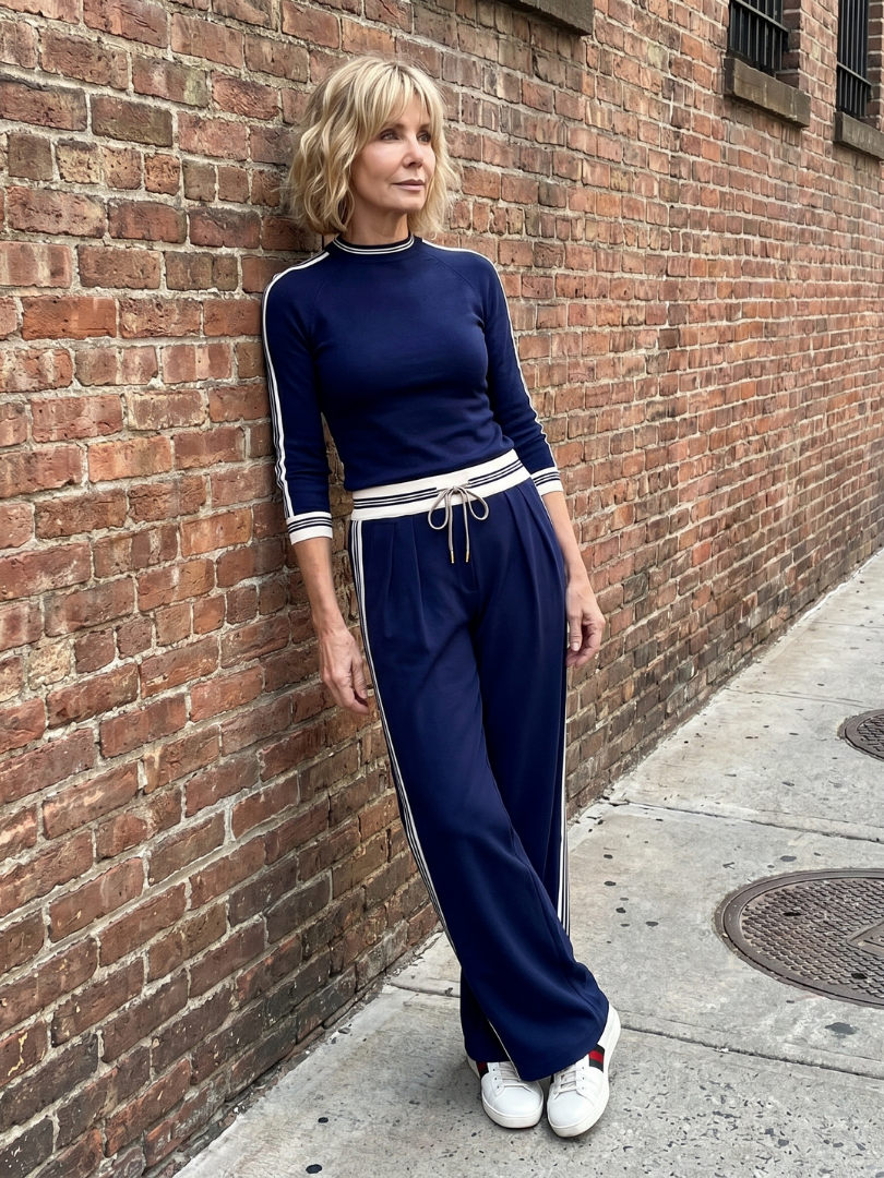 Wide Leg Pants Set