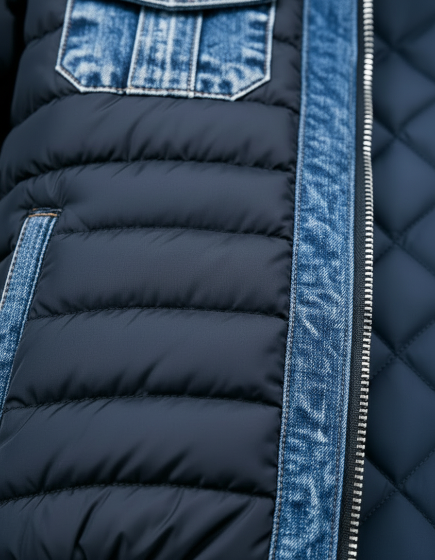 Varel | Hybrid Quilted Denim Jacket