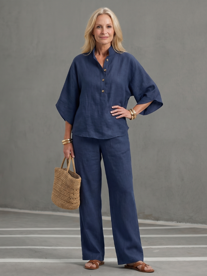 Relaxed Tunic Trouser Set