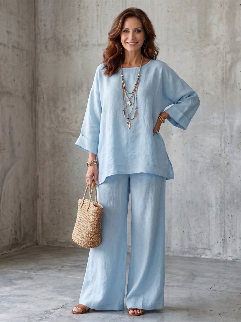 Oversized Tunic Set