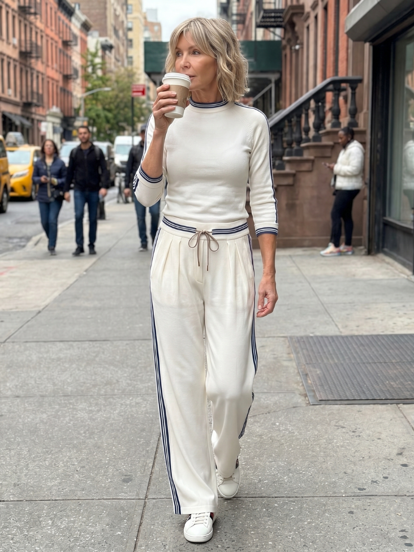 Wide Leg Pants Set