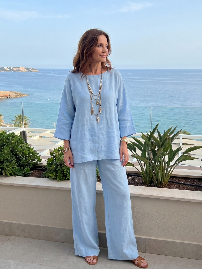 Oversized Tunic Set