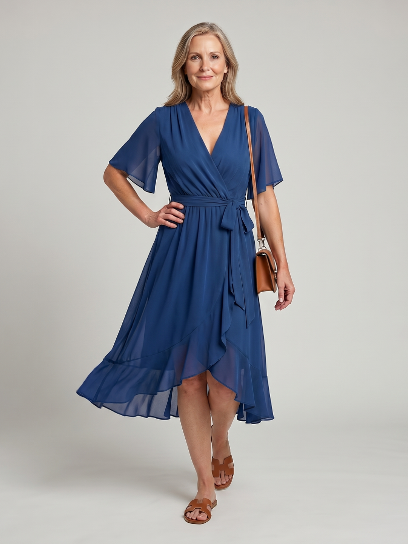 Soft Flowing Midi Dress