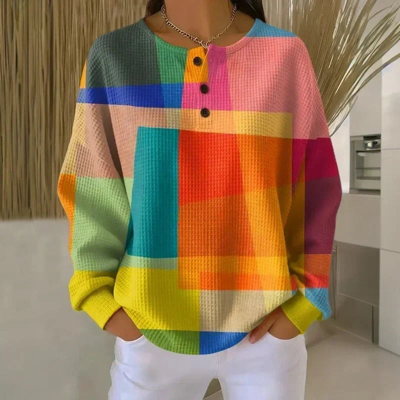 Consuelo | Double Layer Waffle Knit Jumper