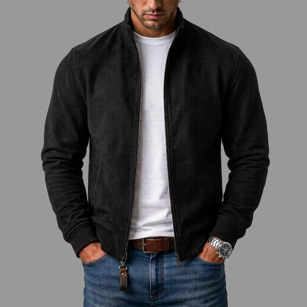 Corrado | Suede-effect bomber jacket