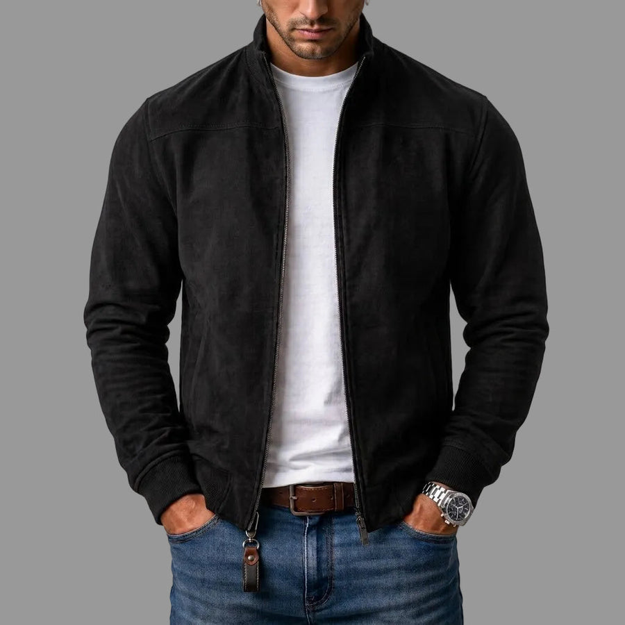 Corrado | Suede-effect bomber jacket