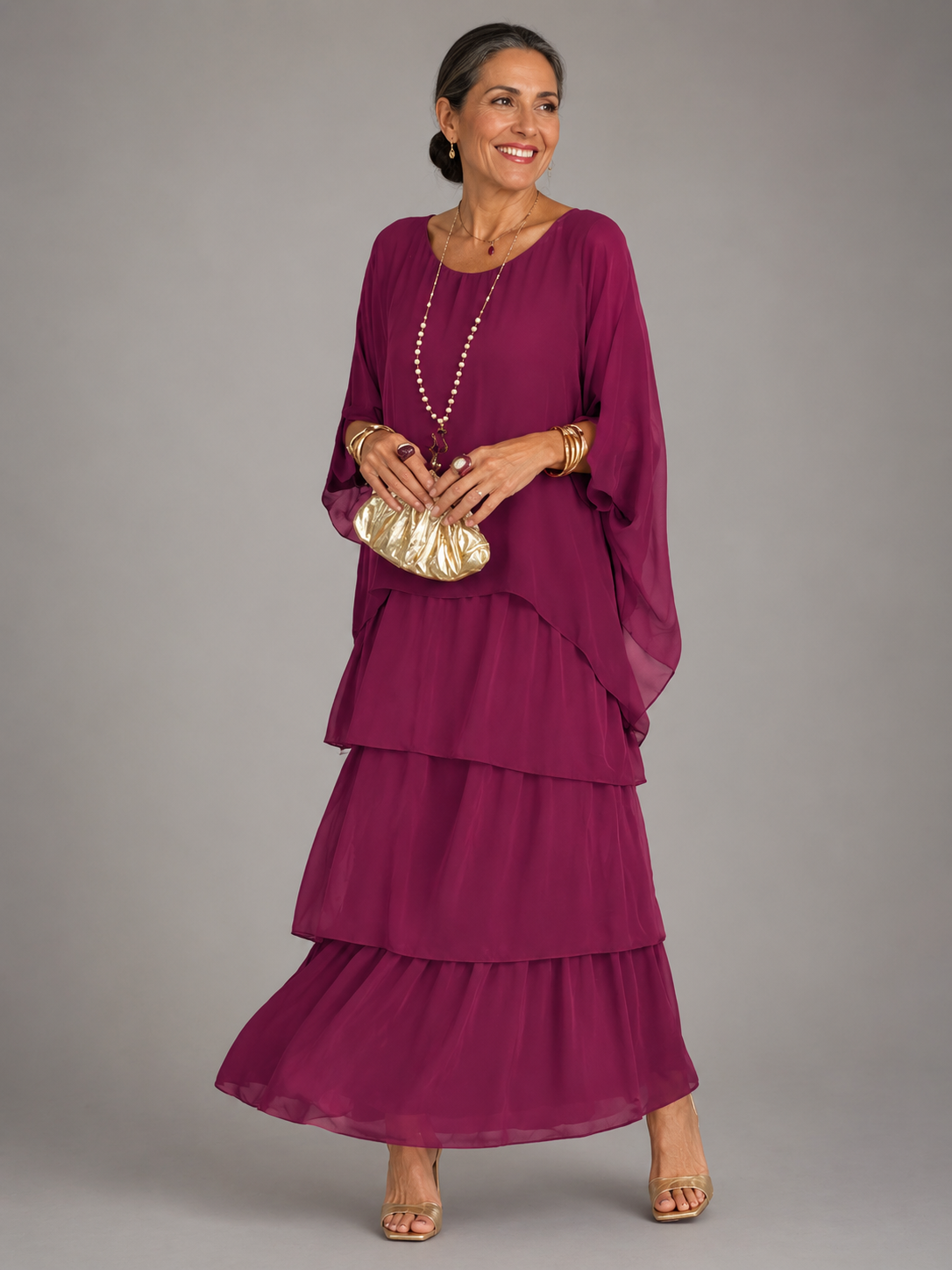 Elegant Flowing Maxi Dress