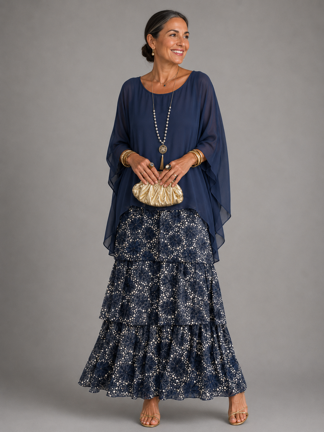 Elegant Flowing Maxi Dress