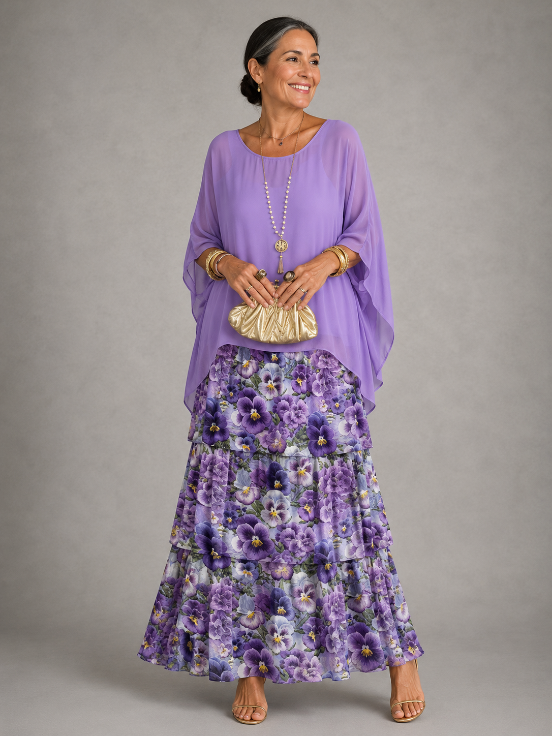 Elegant Flowing Maxi Dress