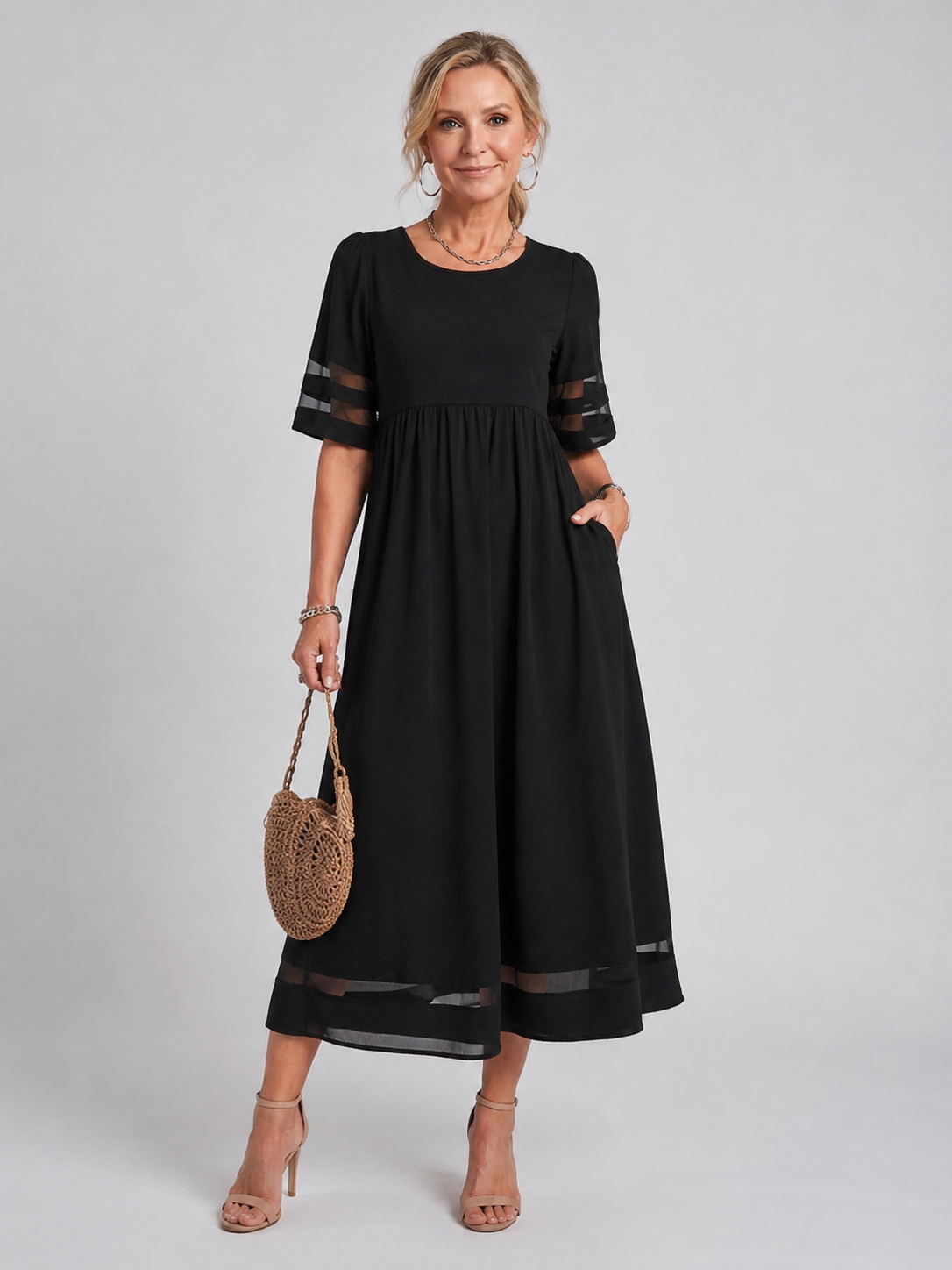 Flattering Midi Dress