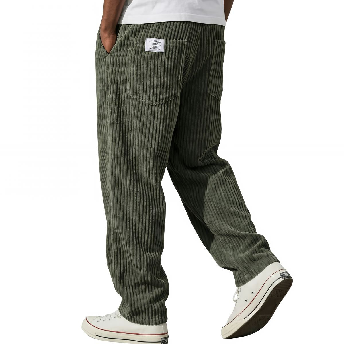 Varel | Men's Corduroy Trousers with Elasticated Waistband