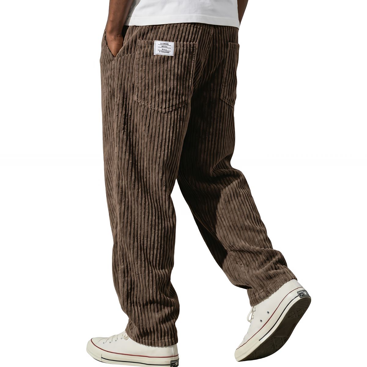 Varel | Men's Corduroy Trousers with Elasticated Waistband