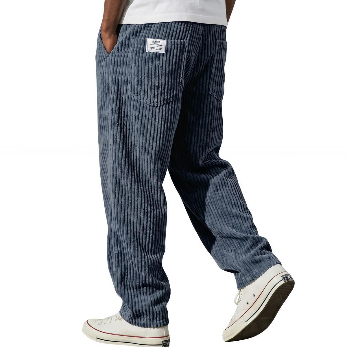 Varel | Men's Corduroy Trousers with Elasticated Waistband