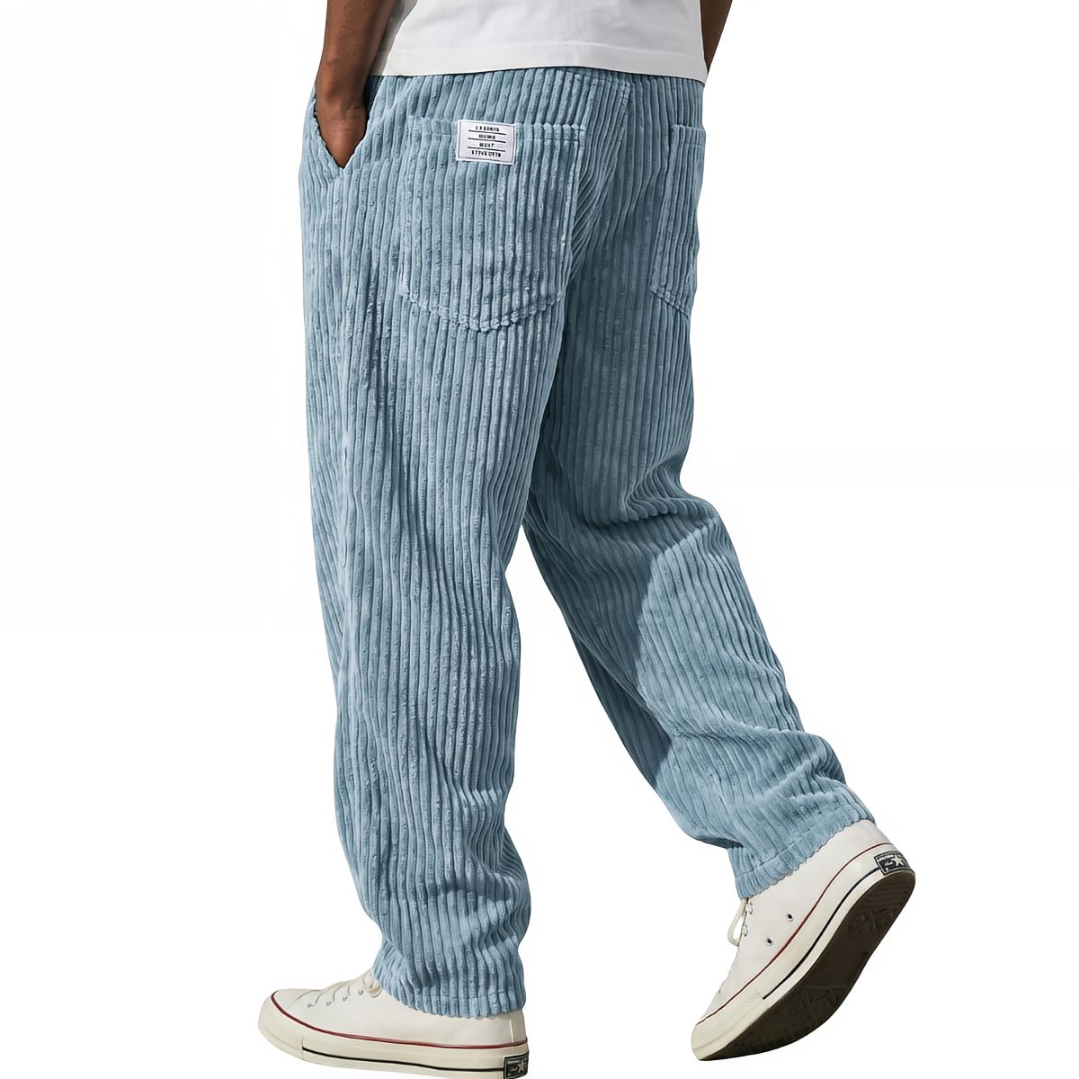 Varel | Men's Corduroy Trousers with Elasticated Waistband