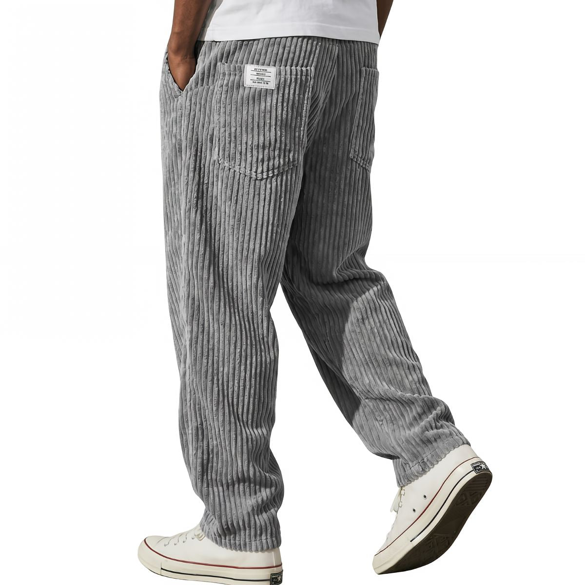 Varel | Men's Corduroy Trousers with Elasticated Waistband
