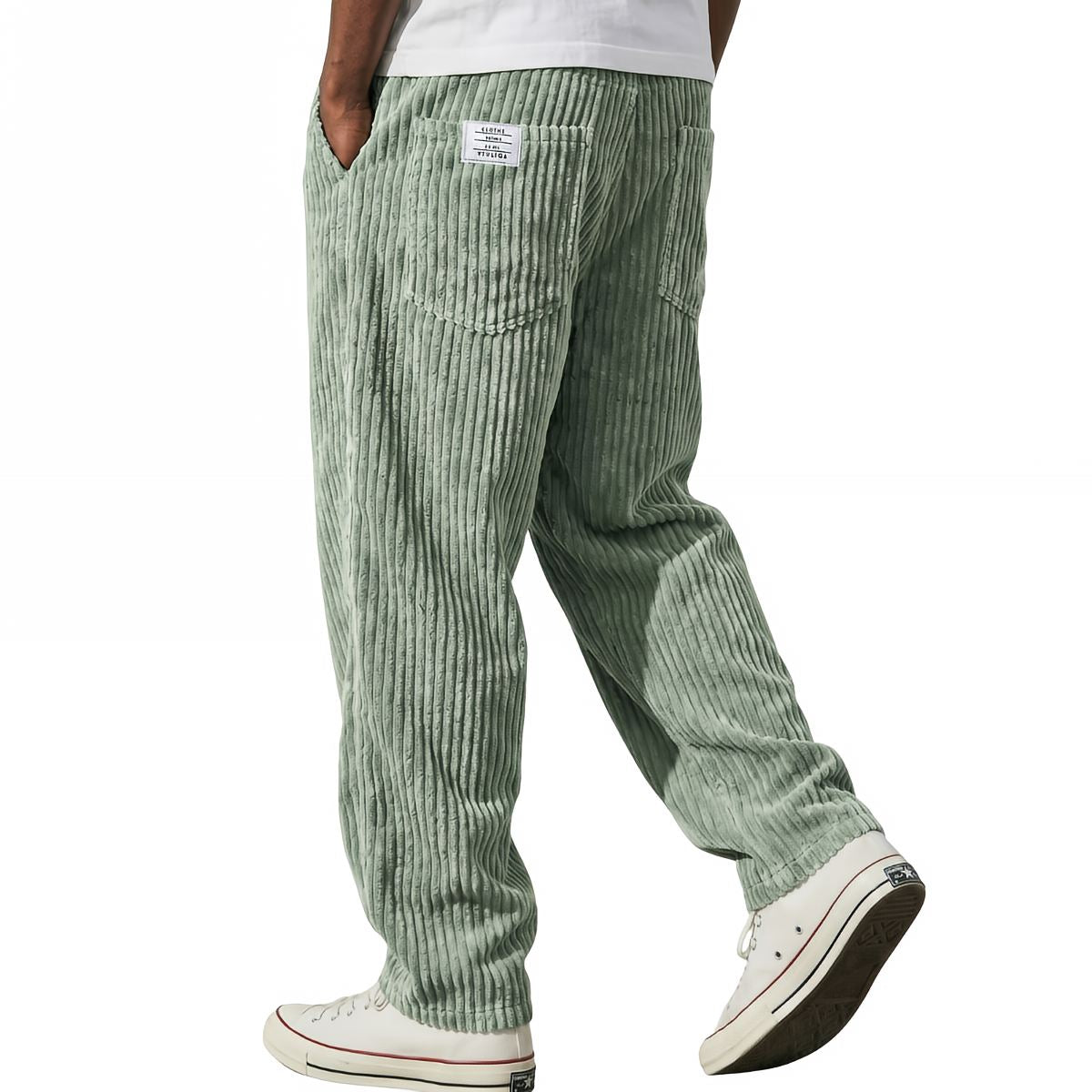 Varel | Men's Corduroy Trousers with Elasticated Waistband