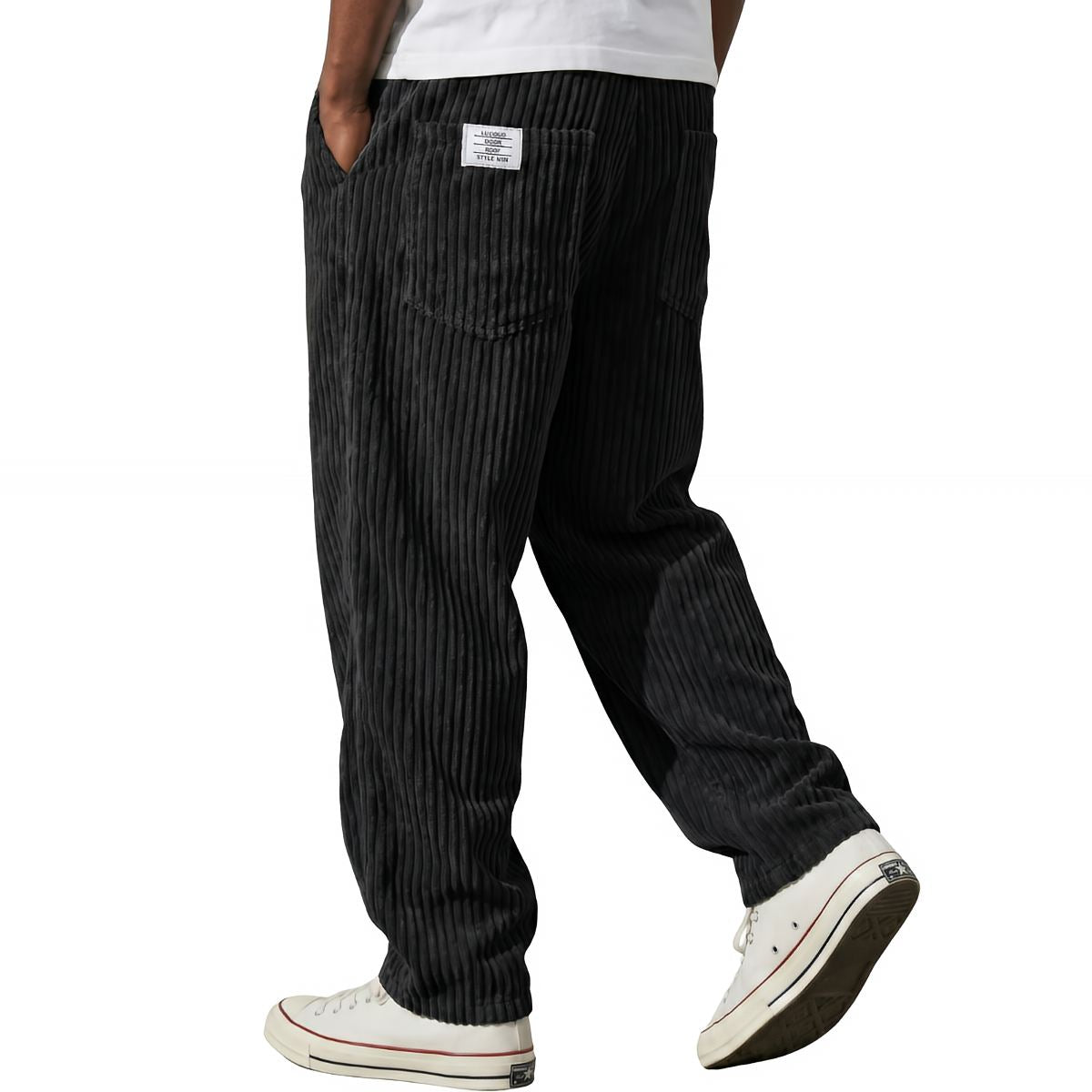 Varel | Men's Corduroy Trousers with Elasticated Waistband