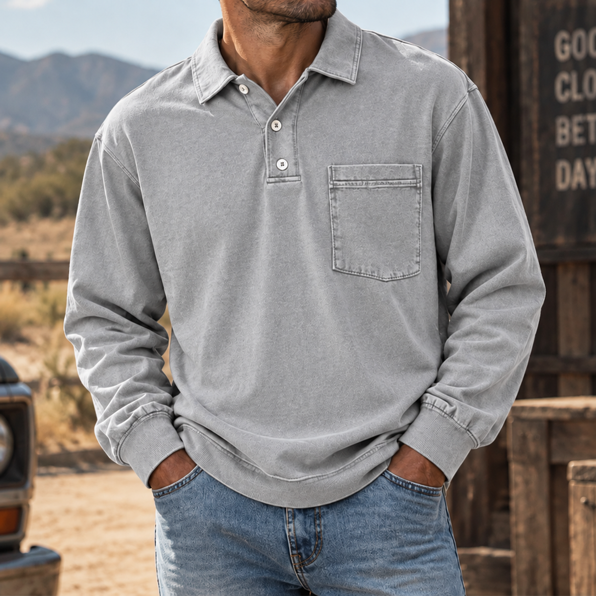 Vintage Forge Henley Shirt