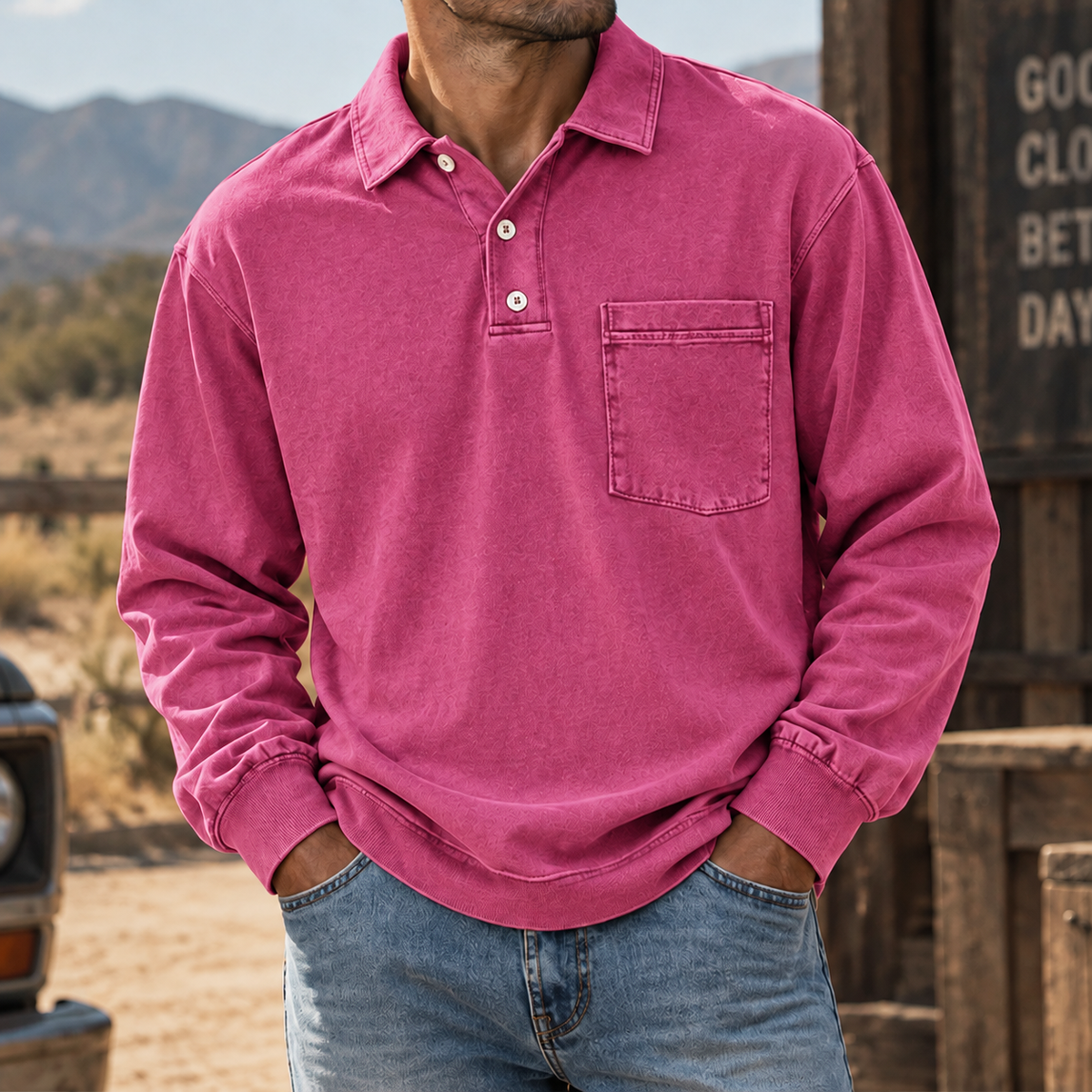 Vintage Forge Henley Shirt