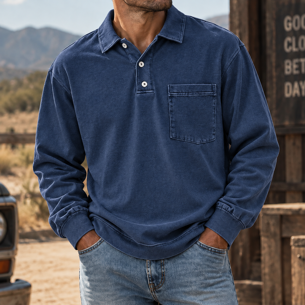 Vintage Forge Henley Shirt