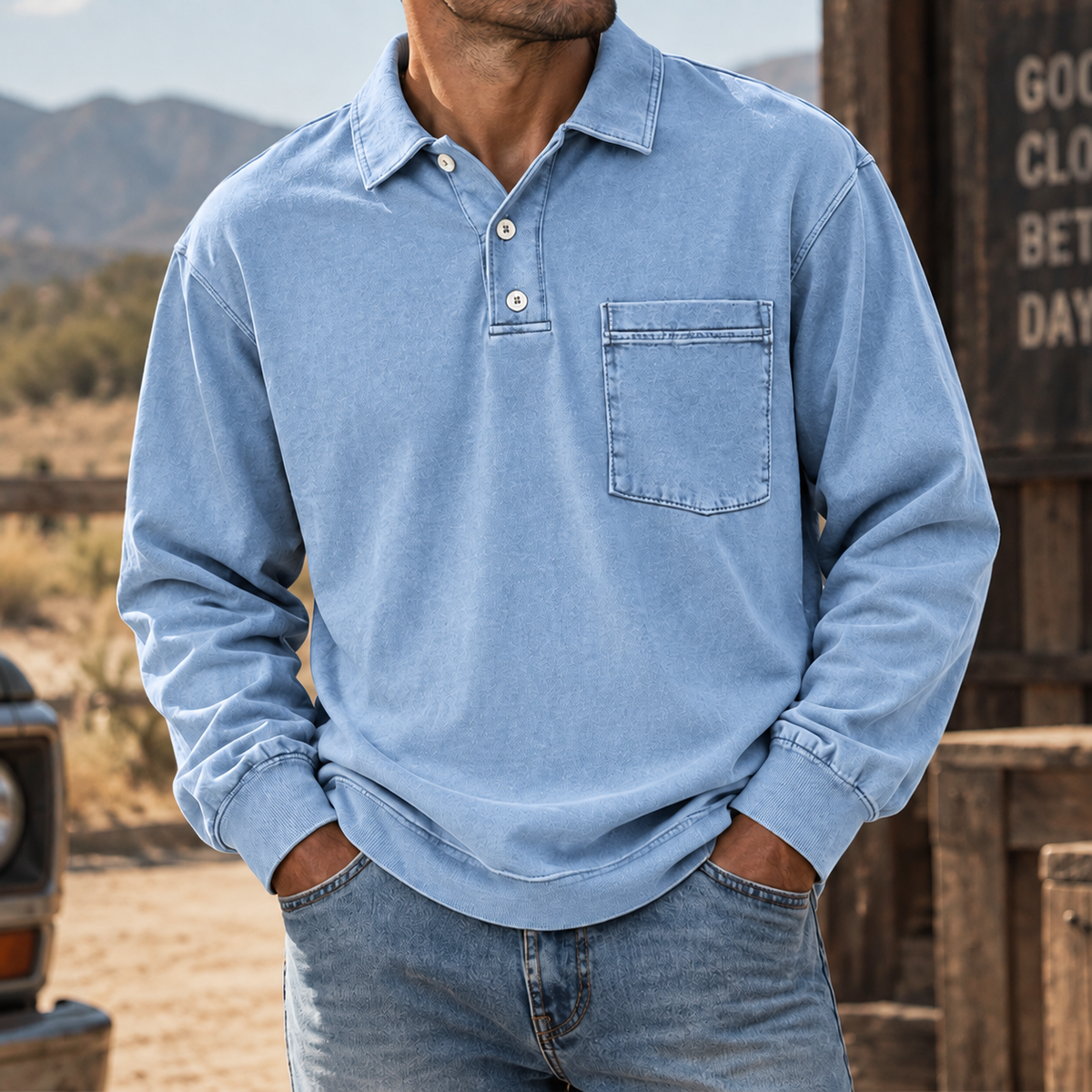 Vintage Forge Henley Shirt