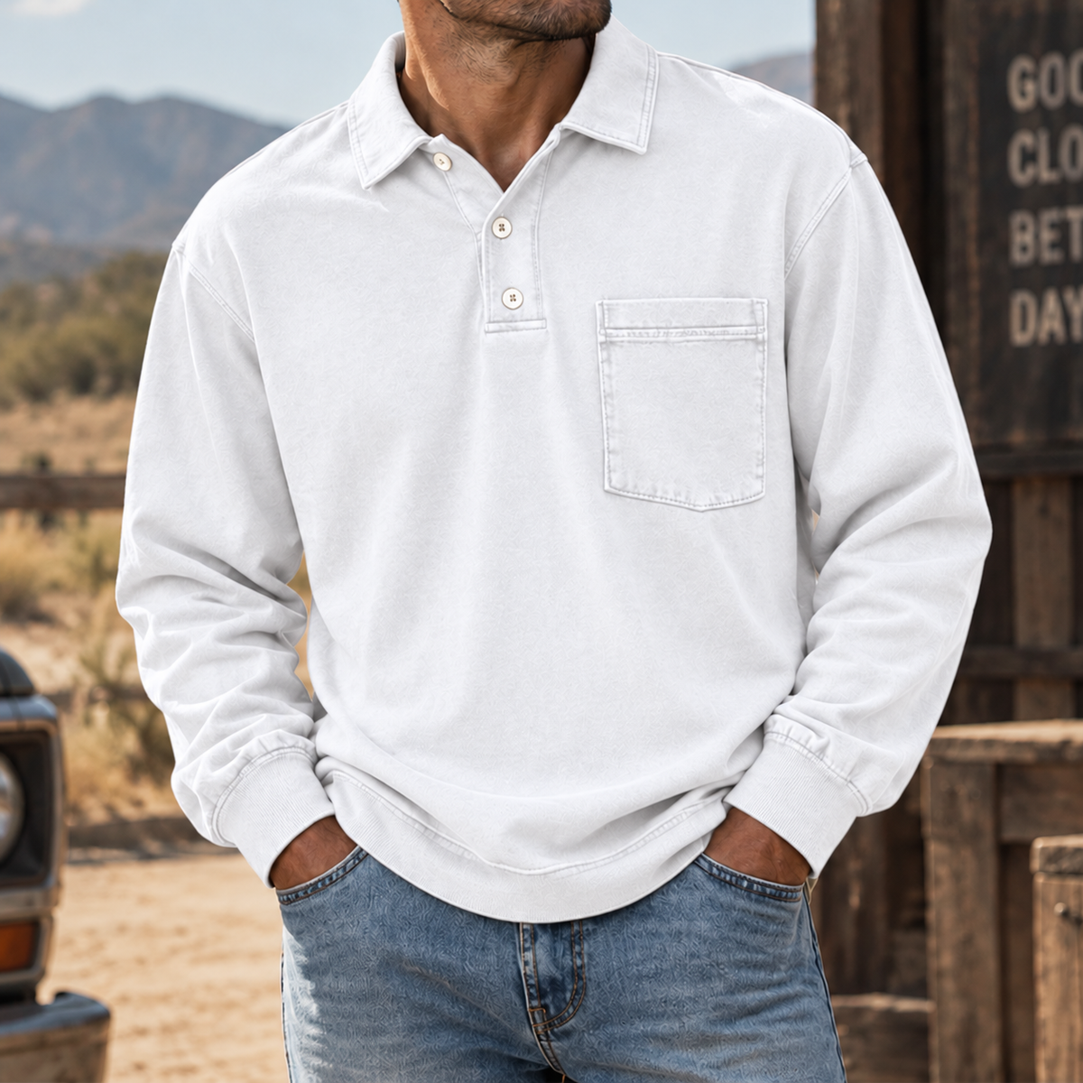 Vintage Forge Henley Shirt