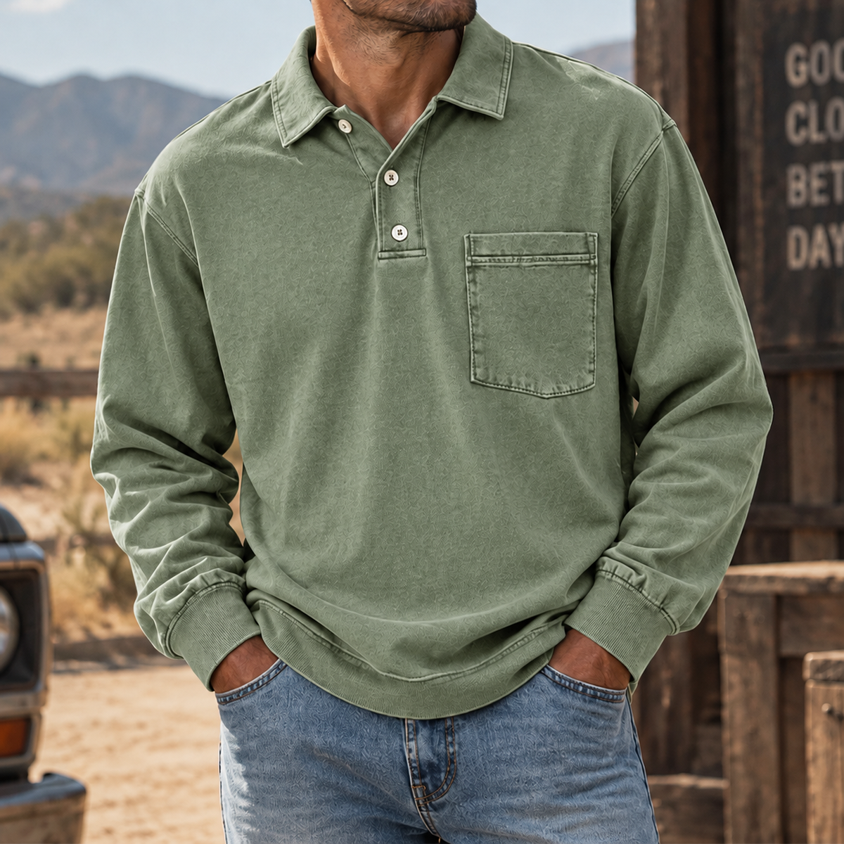 Vintage Forge Henley Shirt