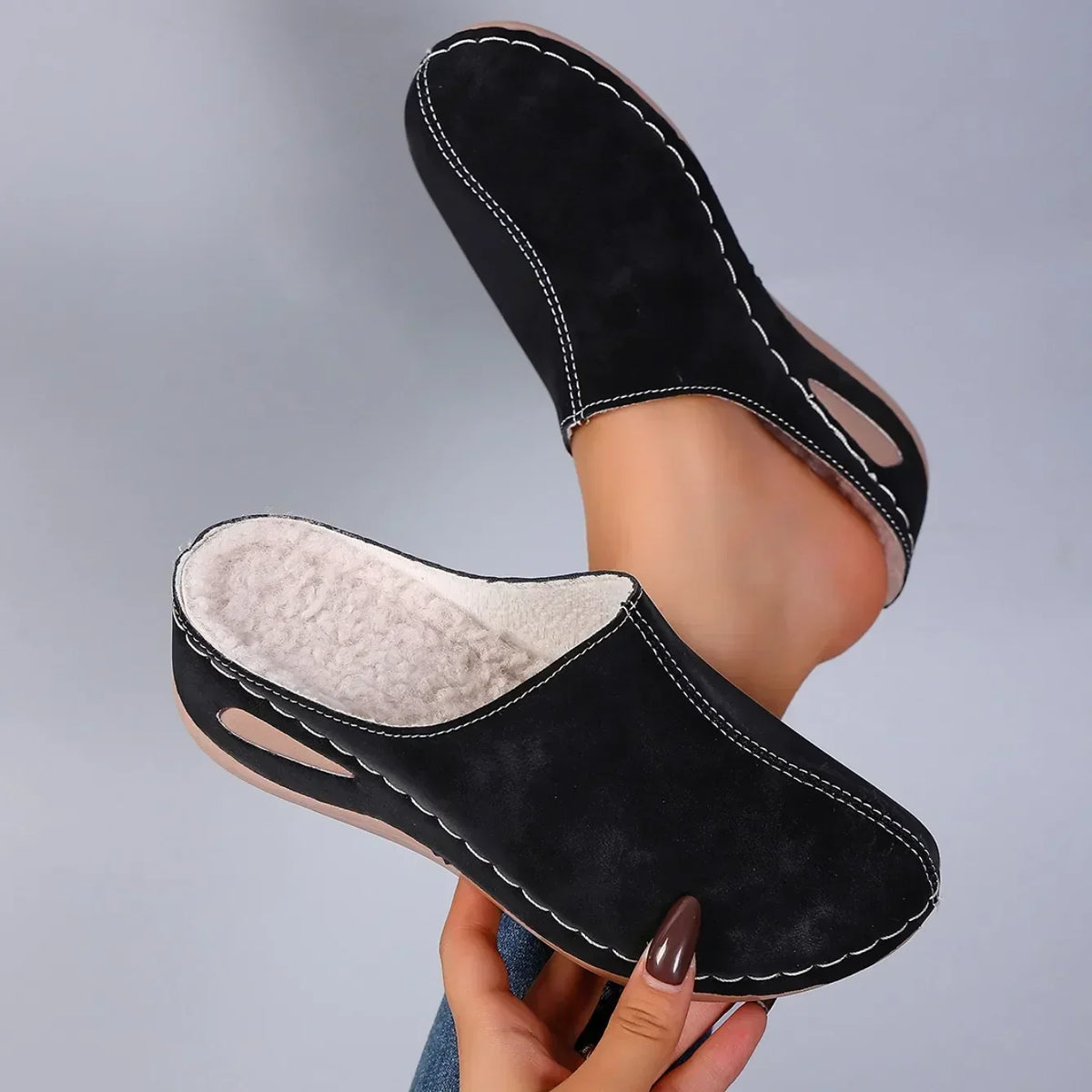 Élise™ | Warm orthopadic slippers for daily comfort