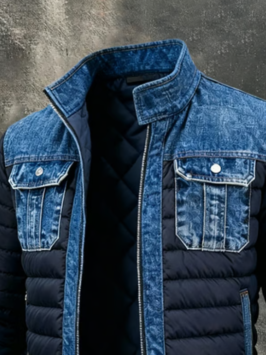 Varel | Hybrid Quilted Denim Jacket