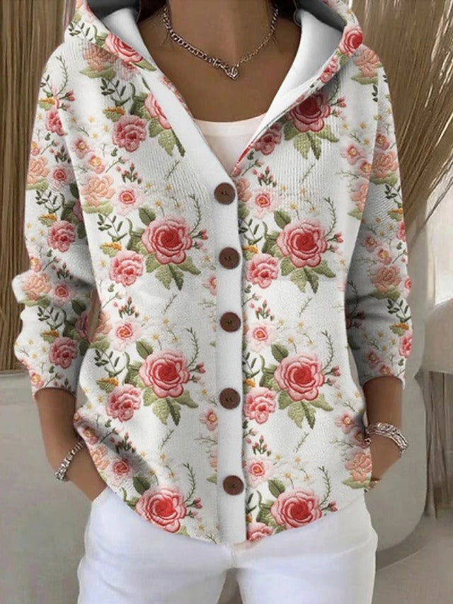 Marinella | Knitted Jacket with Hood