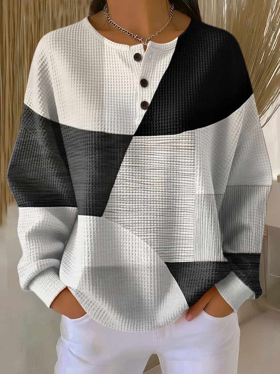 Consuelo | Double Layer Waffle Knit Jumper