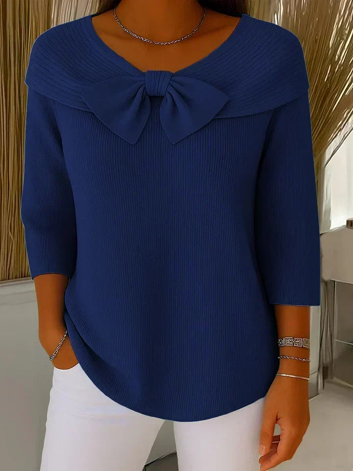 Trinidad | Jumper with Knot and Round Neck