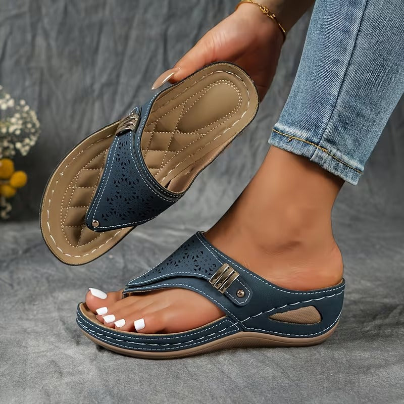 GLENDA | WEDGE SUPPORT SANDALS