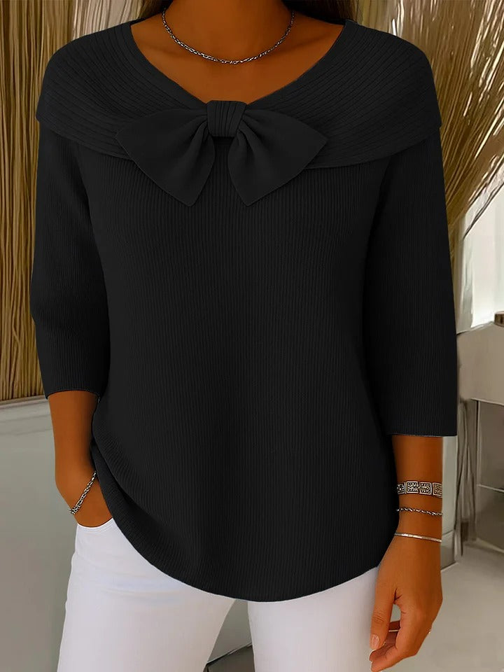 Trinidad | Jumper with Knot and Round Neck
