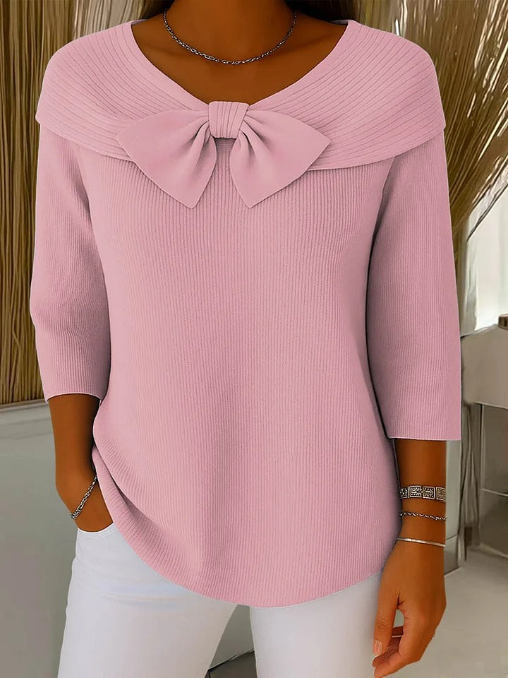 Trinidad | Jumper with Knot and Round Neck